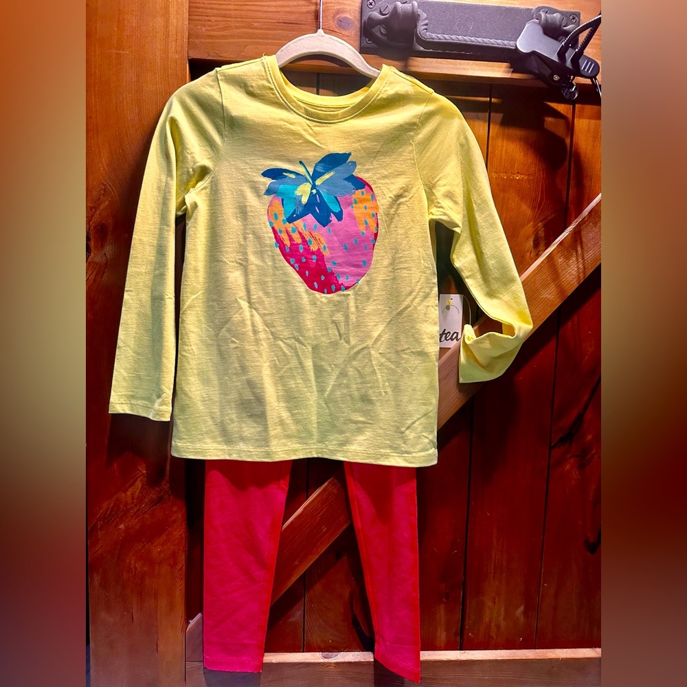 NWT Tea Collection 2 piece outfit size 8